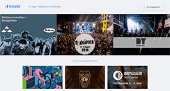 Desktop Screenshot of hoopla.no